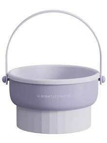 Multi-Functional Cleaning Bucket With Hook Design, Can Be Used As Desktop Makeup Brush Holder, Brush Drying Rack, Suitable For Cleaning Makeup Sponges, Brushes And Other Tools, Gift - Multicolor - View 6