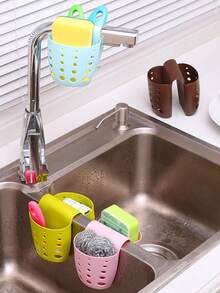1个厨房水槽海绵沥水袋，单包装，厨房和家用收纳架 - 彩色 - 查看 9