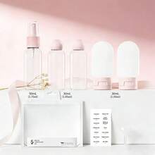 Travel Bottled Set Shampoo Shower Gel Hose Squeeze Bottle Toner Makeup Water Spray Empty Bottle - Multicolor - View 4