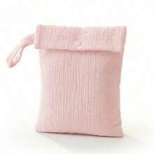 New European & American Style Mommy Handbag Solid Color Outdoor Diaper Storage Bag Baby Bottle Hanging Bag Multifunctional Storage Bag For Baby And Period Products 19*22cm - Multicolor - View 10