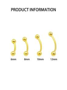 1只S925纯银球形耳环，适合女性佩戴，精致首饰 - 單隻 - 查看 4