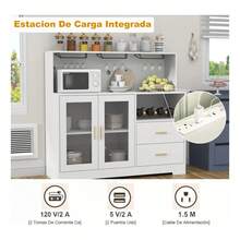 Freestanding Wine Racks & Cabinets - White - View 6