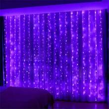 3米 x 3米 LED 仙女灯串,USB 供电,8 种模式,带遥控器,适用于卧室、室内、室外、花园、婚礼、节日派对装饰 - USB窗簾燈 - 查看 15