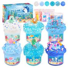 6 paquetes de slime, slime rosa, kit de slime de nube, juguete apretable, set de slime, kit de fiesta, relleno de bolsa de regalo, regalo de cumpleaños, cosas lindas - Multicolor - Ver 14