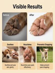 宠物护爪膏，温和呵护猫狗爪子，滋润滋养爪垫，宠物护理软膏 - 查看 5