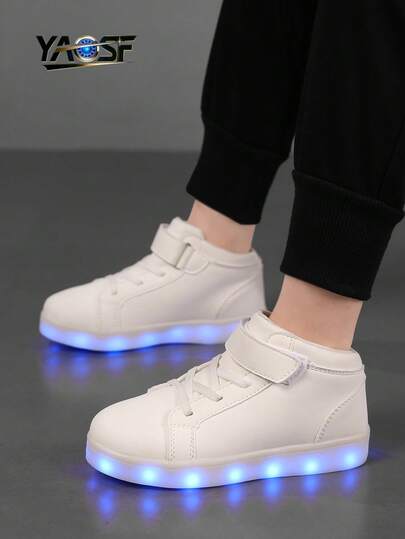  Zapatillas con luces LED de la marca YAOSF, zapatillas de skate con LED avanzados, zapatos deportivos para jóvenes mejorados para exteriores