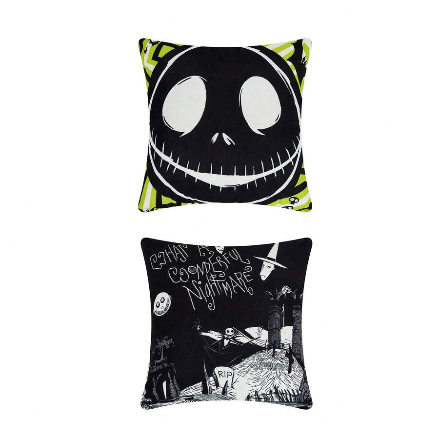 Disney Cojín Reversible Jack Night - Negro - Ver 1