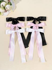 Black, Pink and White Six-piece Set
