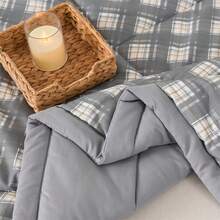 1 pieza Edredón de verano de fibra de algodón ligero, Edredón para aire acondicionado - Rejilla de ceniza - Ver 5