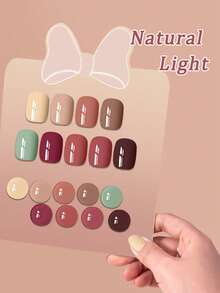 GAVY 9 pièces Ensemble de vernis à ongles gel couleur café classique, convient pour le durcissement UV/LED, adapté pour le salon et le DIY, 7 ml par bouteille - Multicolore - Voir 5