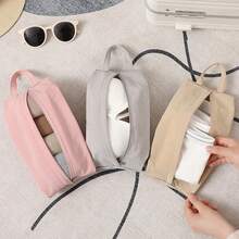 Organizador de Ropa Interior para Viaje, Bolsa Multifuncional para Guardar Calcetines y Ropa Interior, Organizador de Ropa para Equipaje y Mochila - Rosa - Ver 4