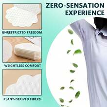Pack Sports Sweat Absorbing Pads, Ultra-Thin Breathable Invisible Sweat Absorber, Unisex Underarm Pads, Comfortable Odorless Sweat Proof, Sweat Absorbing Pads (5.1" X 3.5") - Multiple Styles - View 9