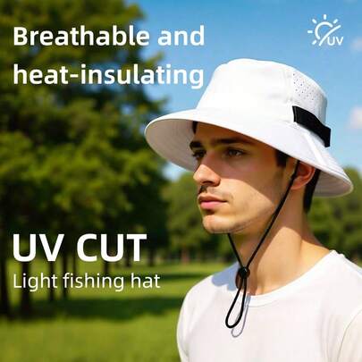  Sombrero de cubo Outfly, de tela transpirable y de secado rápido, con diseño ajustable, adecuado para deportes al aire libre, viajes, pesca, uso diario y ocio