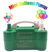 Mini Electric Balloon Inflator Pump, Portable Balloon Inflator Pump, Balloon Party Birthday Decoration Inflator Pump (220V-240V 300W), Note: Not Suitable For 5-Inch Balloons - EU C Type Plug(220-240V) - View 11