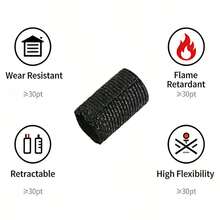 Cable Sleeve Braided Wrap, Computer Cables Available In Various Lengths - 13mm Inner Diameter - View 2