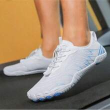 Giày đi biển nhẹ, nhanh khô, đi chân trần, thích hợp cho đi bộ đường dài, leo núi, lướt sóng, câu cá, thể thao dưới nước, dành cho cả nam và nữ - trắng - Xem 12