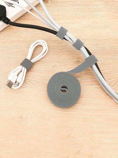 1 dây buộc tái sử dụng, kích thước: 1m/3m/5m, thích hợp để sắp xếp dây cáp máy tính để bàn, cố định dây ổ cắm, bó gọn dây cáp thùng máy tính, v.v. Chuẩn bị cho năm học mới