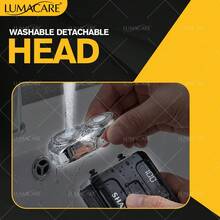 Mini Portable Men's Electric Shaving Kit - Double-Ring Floating Blade Head, Multi-Purpose Electric Trimmer, USB Rechargeable Lithium Battery, LED Digital Display, Car-Mounted Shaving Kit, Magnetic Floating Blade Head, Christmas Gift - Multicolor - View 10