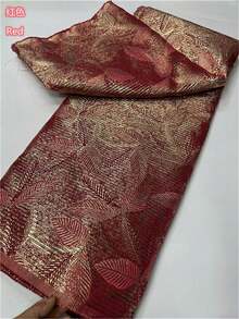 White Latest High Quality African Nigerian Tulle Lace Fabric 2026 Organza Embroidery Guipure Party Wedding Christmas Brocade Jacquard French 1 Yards/5 Yards - A - View 4