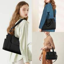 Tote Bag With Detachable Strap, Laptop Bag, Can Be Used As A Shoulder Bag, Handbag, For Work, Beach, Travel, School, Shopping, 43450440 - 彩色 - 查看 2
