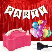 迷你电动气球充气泵，便携式气球充气泵，气球派对生日装饰充气泵（220V-240V 300W），注意：不适用于5英寸气球 - 查看 8