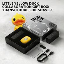 SKYWORTH B.Duck Mini Elektrorasierer für Herren, tragbarer Taschenrasierer mit Doppelfolienklingen, Nass- & Trockenrasierer, USB-C Schnellladung, kompaktes Reise-Pflegeset - Verschiedenfarbig - Übersicht 9