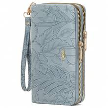 New Women's Long Zipper Wallet With Anti-Theft Function, Printed Design, Comes With Wrist Strap And Handbag For Women Wallet Purse Wallet Long Wallet Wristlet Wallet Travel Essential Summer Wallet Cute Wallet - Multicolor - View 6