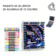 Traje De 72 Colores(36 piezas)