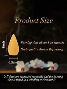 500pcs Mixed Backflow Incense Cones + Incense Burner, Natural Aromatherapy, Long-Lasting Fragrance, Yoga & Meditation Relaxation, Home & Office Scent, Smokeless & Non-Dispersing, Holiday & Mother's Day Gift - Multicolor - View 2