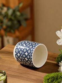 4pcs Creative Ceramic Small Espresso Cups, Minimalist Coffee Cups, Cappuccino Cups With Wooden Tray, Household Coffee Cup Set, Tabletop Mugs, Ceramic Tea Cups For Royal Afternoon Tea - Multicolor - View 5