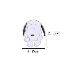 1pc Cartoon Enamel Brooch, Metal Badge Backpack Clothing Jewelry Accessory (Random Style) - Multicolor - View 5