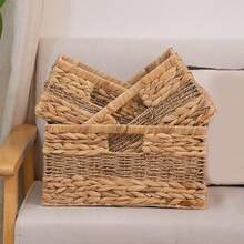 Handwoven Basket For Versatile Home Organization In Living Room, Bedroom, Entryway And Bathroom – Durable Design With Thick Carrying Handle And Reinforced Metal Frame, Ideal For Towels, Accessories, Craft Supplies, Plant Display, And Gift Storage, Lightweight Yet Sturdy Weaving, Premium Finish, Neutral Tone, Space-Saving Decor Solution For Spring Refresh And Everyday Home Styling - Multicolor - View 4
