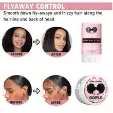 Goiple 9件套假发工具套装，包括：60毫升/2液盎司定型喷雾、38毫升防水强力定型蕾丝胶、30毫升胶水去除剂、16克/0.56盎司发蜡棒、30克/1.05盎司定型啫喱、高清假发帽和定型刷，隐形强力假发安装套装，适合初学者、角色扮演和日常佩戴。 - 60 毫升(2 液量盎司) - 查看 10