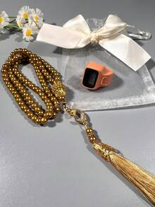 New Bowknot Gift Bag, Muslim Prayer Beads With Included Finger Ring Counter, Electronic Rosary, Suitable For Festivals And Gifts - Multicolor - View 6