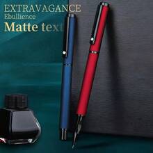 高级金属钢笔 | 1/4支装 | 双墨水供应系统 | 0.38毫米超细笔尖 | 兼容3.4毫米墨盒 | 适用于学校、办公室、商务、签名、父亲节礼物、学习、圆珠笔、护士办公用品、学校用品、办公桌、复活节礼物、彩色笔、艺术笔、母亲节礼物、成人礼物、毕业派对用品 - 混色 - 查看 5