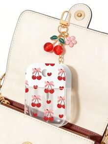 1/2pcs Cherry Pattern Spray Bottle, With Cherry Keychain Pendant, Suitable For Travel, 30ml - View 5