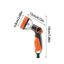 柔性可伸缩灌溉软管，带喷枪和通用接头的神奇花园软管，高压，汽车清洁工具，带可调节控制阀的植物浇水系统，浇水喷头，园艺和草坪用品 - B - 查看 11