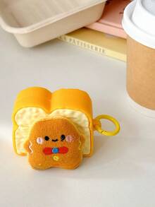 1pc Gingerbread Man Silicone Case, Suitable Compatible With Apple Pro 1/2/3/4 Wireless Bluetooth Earphone Protective Cover - Multicolor - View 5