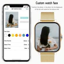 Smart Watch, Call Reminder And Rejection, Multi-Sports Mode, Message Reminder View, Multiple Application Notifications, 1.52-Inch Full Touch HD Screen, Custom Dial Wallpaper, With Weather Forecast, Remote Control Photography Function, Unisex, Suitable For Android/IOS Phones - View 10
