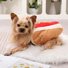 Bộ trang phục thú cưng hình xúc xích ngộ nghĩnh, dễ thương, thích hợp cho mặc hàng ngày, dự tiệc và các buổi tụ họp. - Nhiều màu - Xem 3