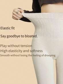 High Waist Seamless Slimming Leggings, Tummy Control, Elastic Tight Fit Pants For Autumn/Spring - Multicolor - View 6