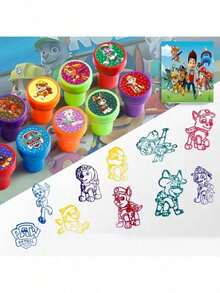 10 piezas Juego de sellos, Sellos de recompensa para maestros - Adecuado para regalos pequeños en fiestas de cumpleaños - Multicolor - Ver 2