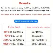 1件套花园软管喷枪套装，高压洗车枪，花园软管喷嘴，园艺浇水喷洒器，灌溉工具，软管套装，工业软管 - 查看 3