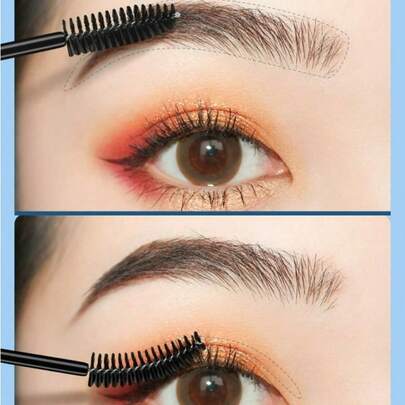 100pcs/50pcs/30pcs/20pcs Disposable Black Eyelash Brushes, Eyelash Curler Brushes For Eyelash Extension, Fuchsia Eyebrow & Eye Makeup Brush Set, Glitter Applicator Accessories