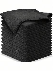 5/10pcs Microfiber Light Gray Kitchen Towel Set, Highly Absorbent, Soft & Easy To Clean, Suitable For Cleaning Glass, Cooking Surfaces, Pots & Pans, Faucets, Appliances, Cars, Kitchen, Bathroom, Home - Multicolor - View 14