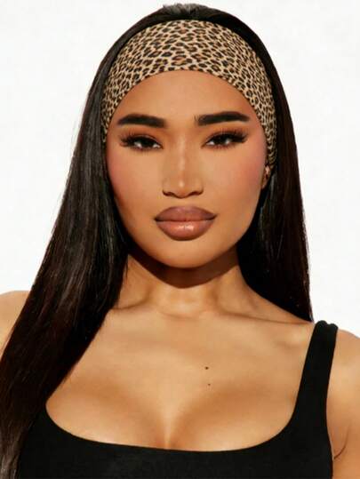 This 2 Packs Of Leopard Print Headbands Is Suitable For Everyday Wear, Creating A Casual Hairstyle. It Can Also Be Used As A Fitness Headband, Headscarf, Sweatband, Or Autumn/Winter Hair Accessory. Perfect For Women's Vacation Outfits, This Elegant Scarf Is Also A Soft Headscarf.