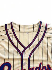 Men's Puerto Rico #21 Clemente World Game Classic  Embroidery Terylene Baseball Jersey Uniform Athletic Clothing Sports Apparel - 黃色 - 查看 4