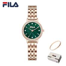 FILA Ladies Quartz Watch With Crystal Green MOP Dial, 2 Straps(Pearl+Steel), Water Resistant, Elegant Gift Box For Celebration - one-size - View 1