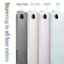 iPad mini 7 sở hữu màn hình 8,3 inch, chip A17 Pro, màn hình Liquid Retina, hỗ trợ Apple Smart Support, Wi-Fi 6E và các tùy chọn bộ nhớ 128GB/256GB giúp tăng cường khả năng sáng tạo và năng suất làm việc. - Nhiều màu - Xem 2