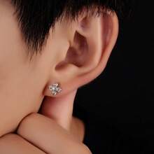 1 Pair New Chinese Style Retro Lotus Flower Earrings, Exquisite Fresh Elegant Design, Versatile Unisex Earrings - Multicolor - View 4